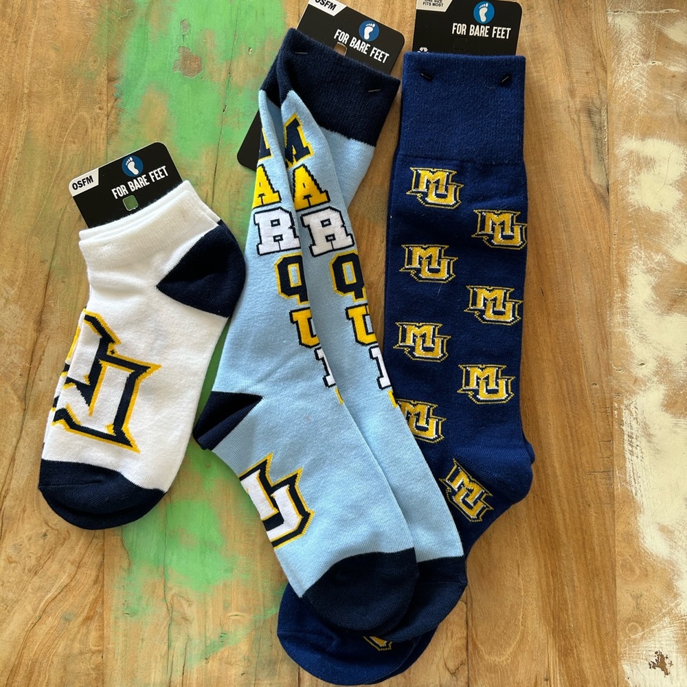Marquette Socks lot of 3 New with tags One size fits most Great for gift!